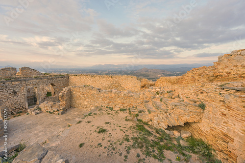 Walls within the Palamidi fortress, Greece