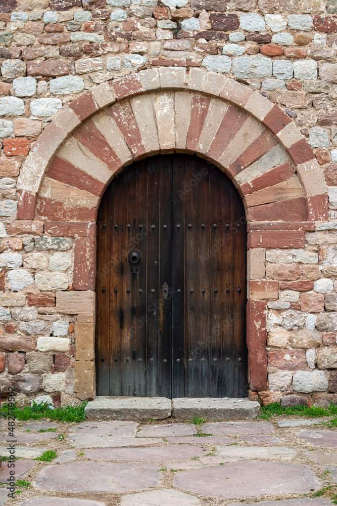 Puerta arco madera Gallecs Puerta arco madera Gallecs