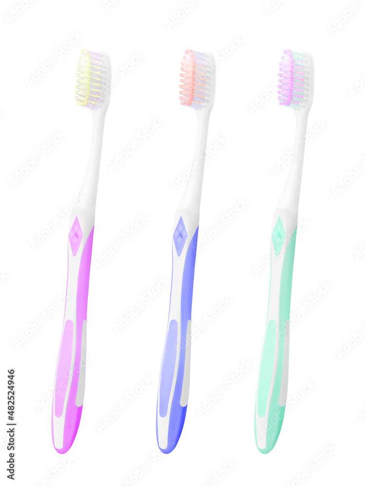 toothbrush isolated on a white background toothbrush isolated on a white background