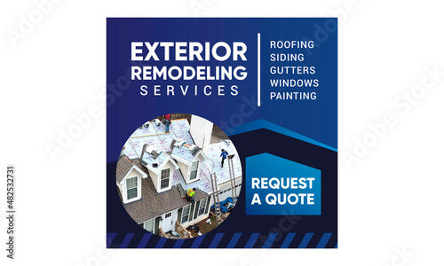 Remodeling Services Social Media Instagram and Facebook Post
