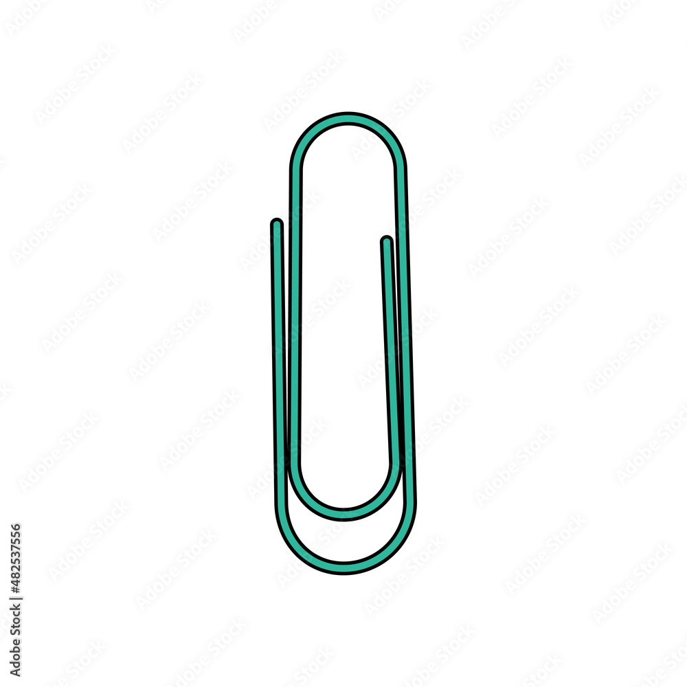 Paperclip icon flat design - Icon (eps - Simple vector) Paperclip icon flat design - Icon (eps - Simple vector)