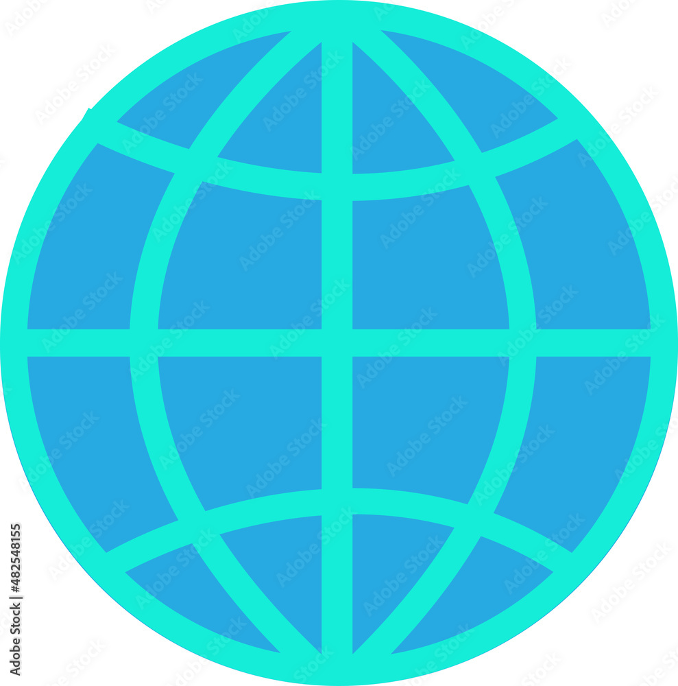 Globe icon sign symbol design