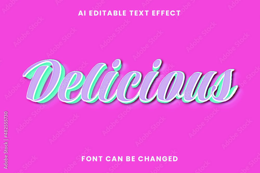 Delicious Text Effect
