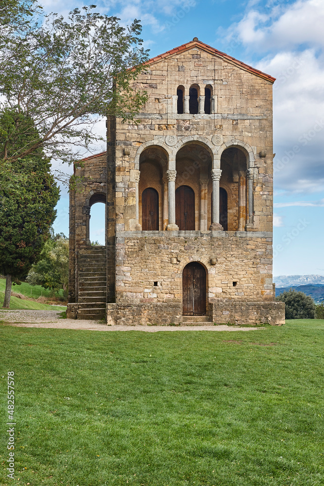 Pre-romanesque building heritage in Asturias. Sta. Maria del Naranco. Spain