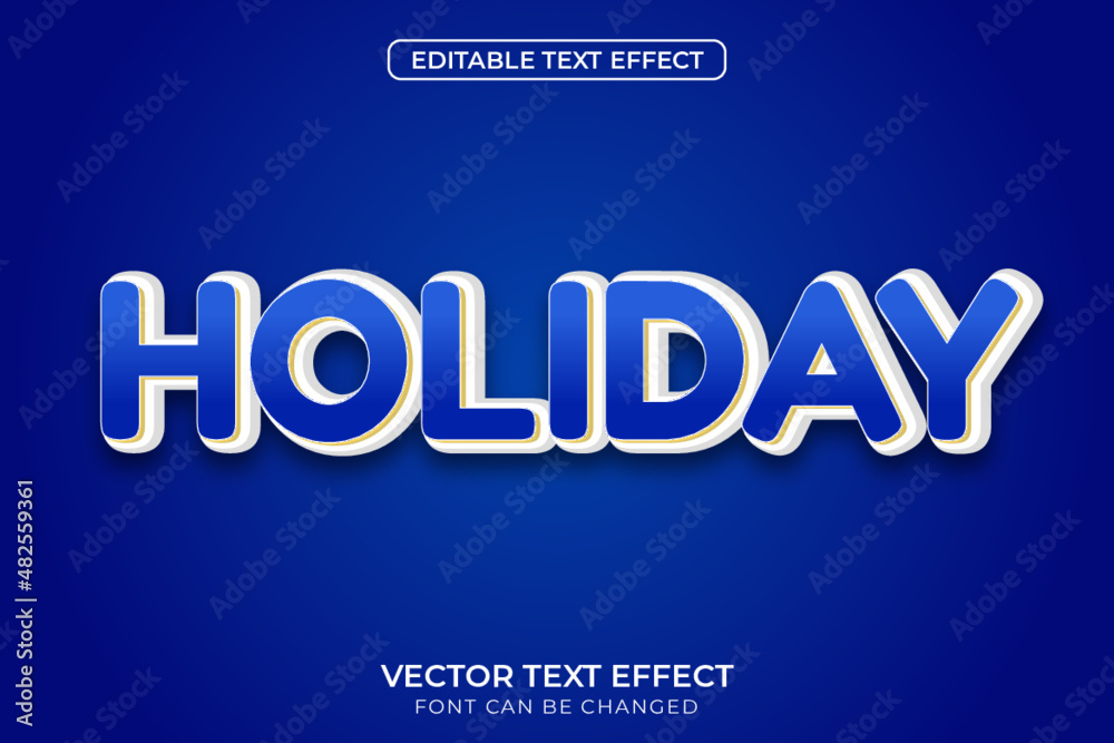 Holiday Text Effect