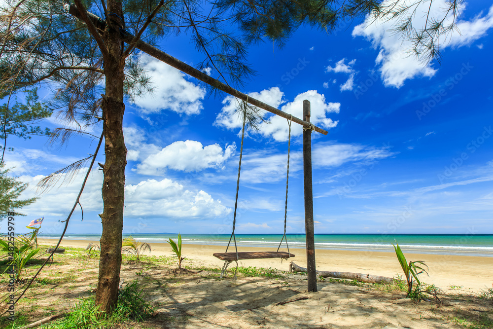 beautiful beach at Kuala Penyu Sabah, Malaysia.