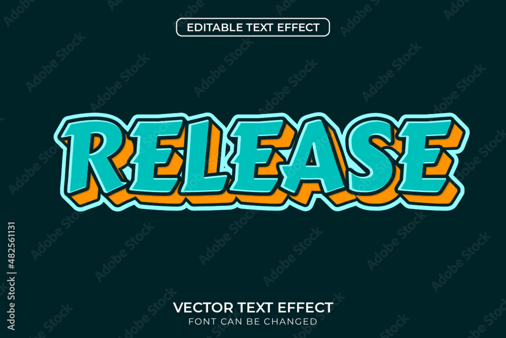 Release Text Effect