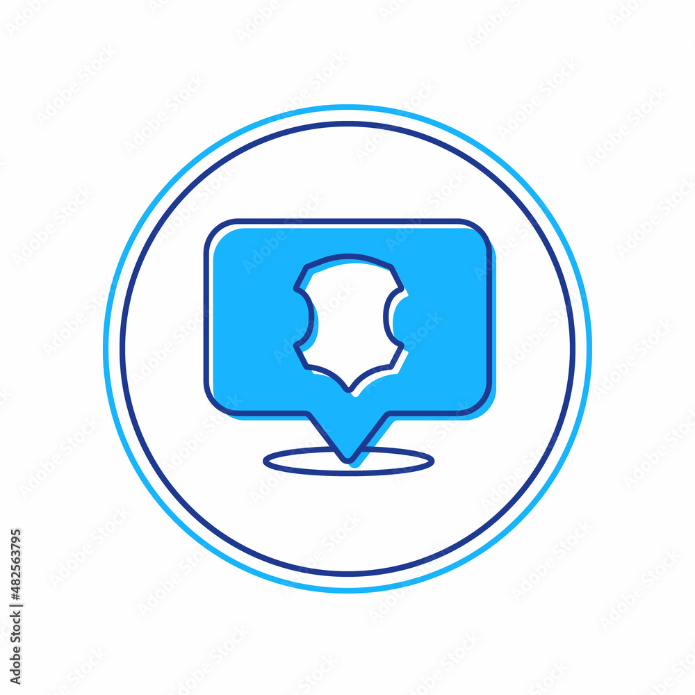 Filled outline Leather icon isolated on white background. Vector Filled outline Leather icon isolated on white background. Vector