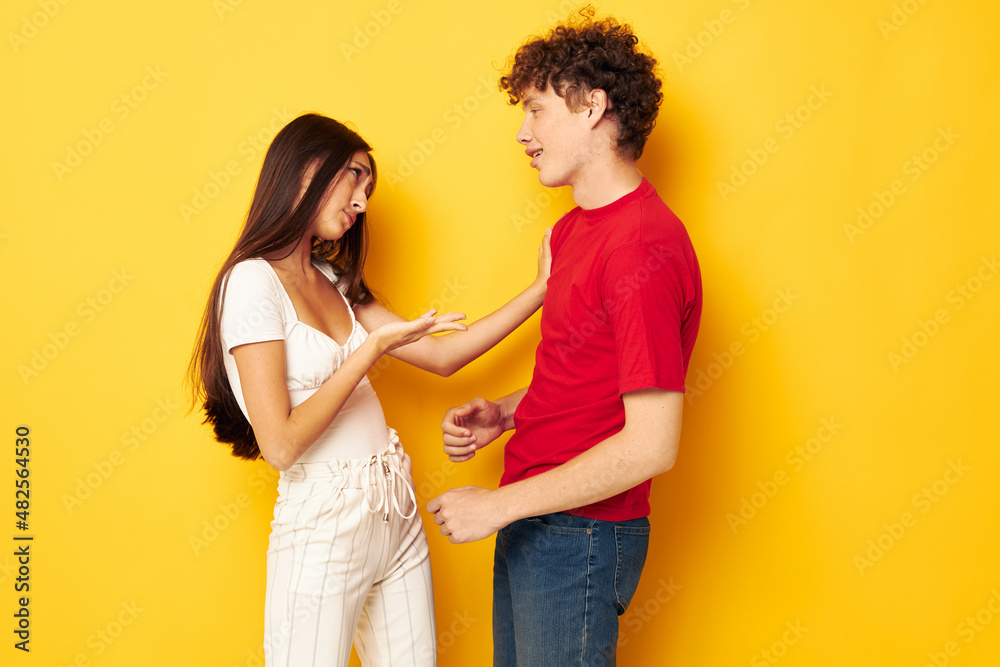 teenagers hug together antics isolated background unaltered teenagers hug together antics isolated background unaltered