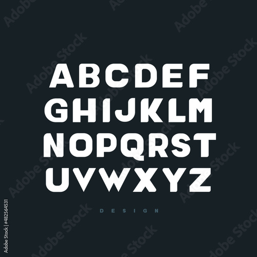 vector alphabet font. Khu khu font 01