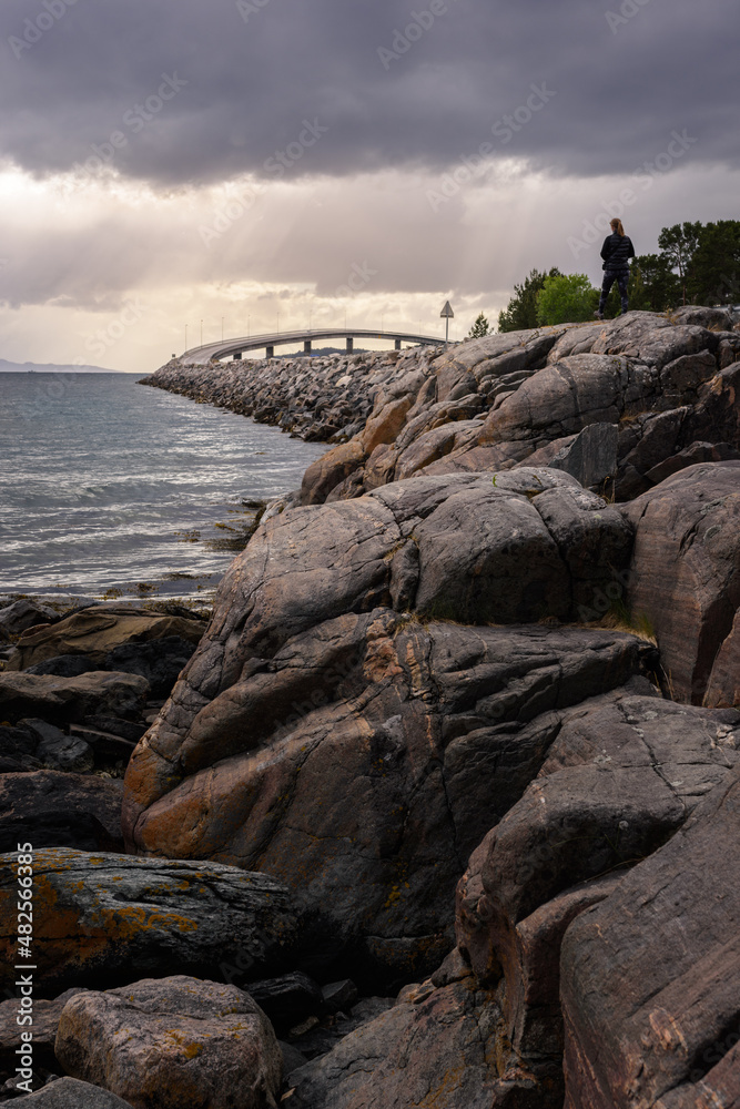 Atlantic Ocean Road in Norway is one of the most beautiful and dangerous roads in the world.
The most famous part is the Storseidundet Bridge, also called the Atlantic Ocean Road in Norway is one of the most beautiful and dangerous roads in the world.
The most famous part is the Storseidundet Bridge, also called the