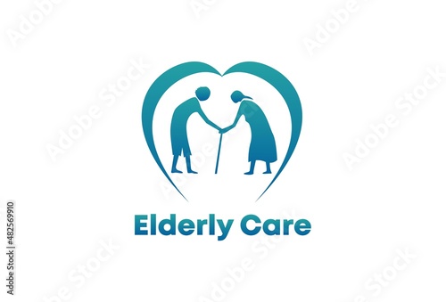 Elderly care logo design best logo