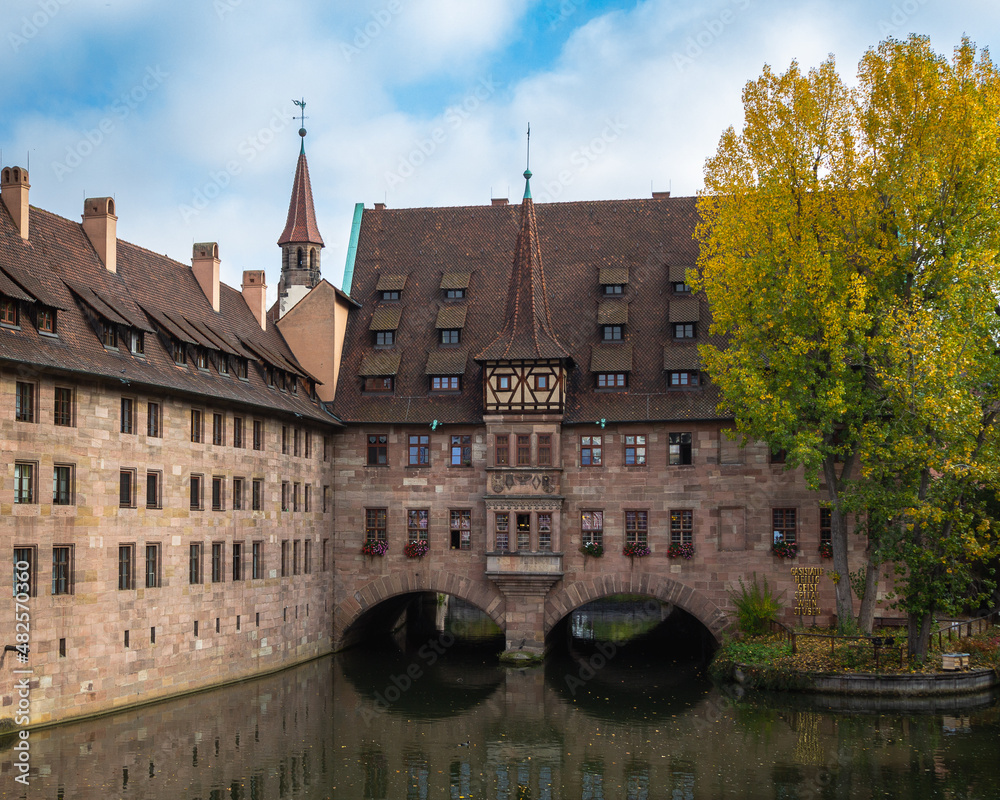 In the old town of Nuremberg