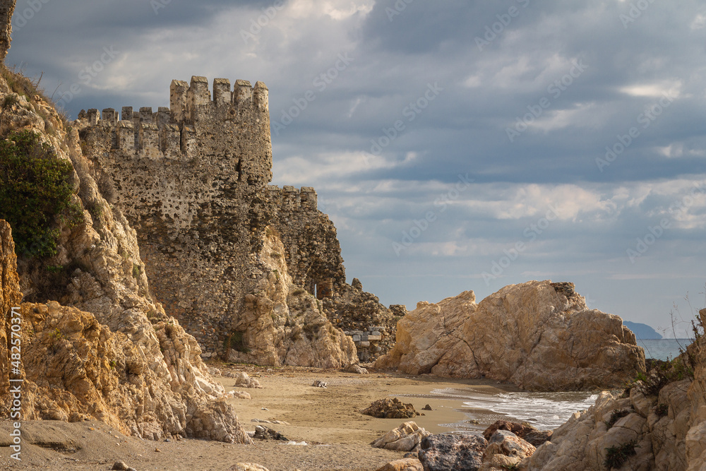 Ruin of the medieval Mamure castle