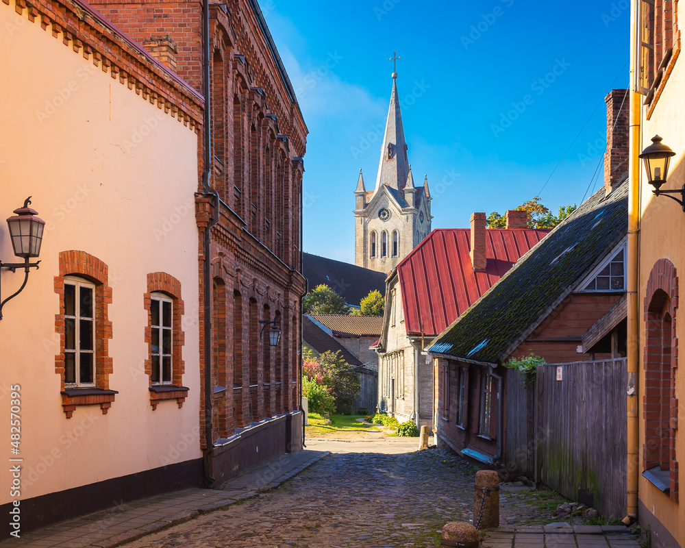 Obraz premium In the old town of Cesis