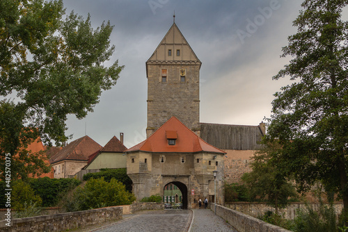 In the old town of Dinkelsbuhl photo