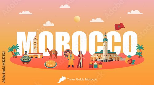 Morocco Horizontal Poster