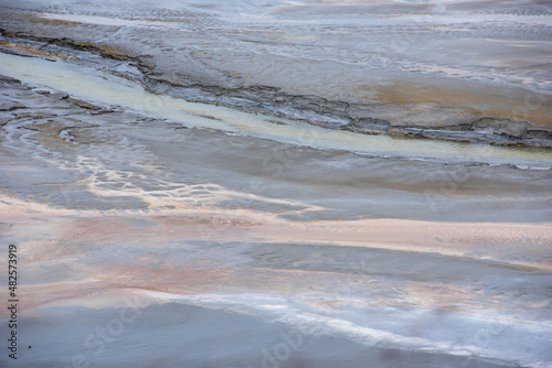 Slika na platnu Muddy waters in a decantation pond