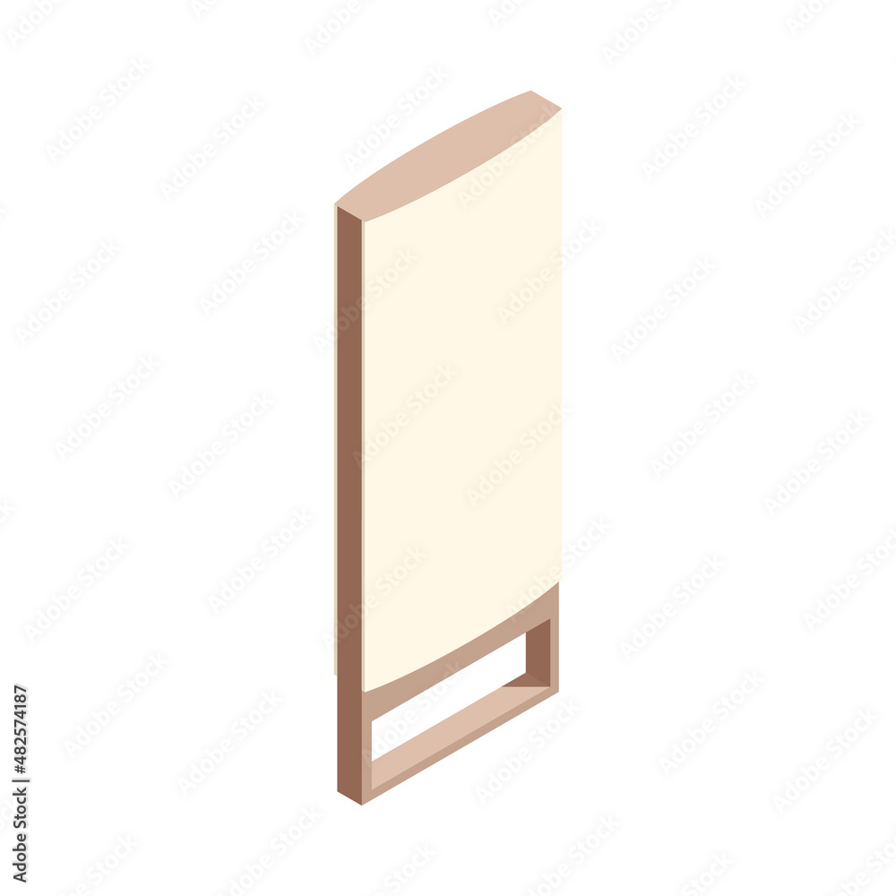 Isometric Advertising Panel