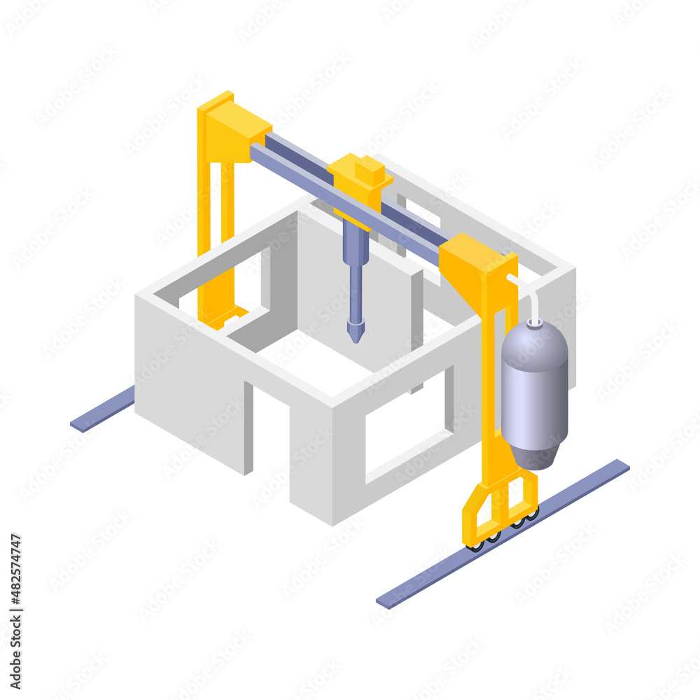 Concrete Production Icon Concrete Production Icon