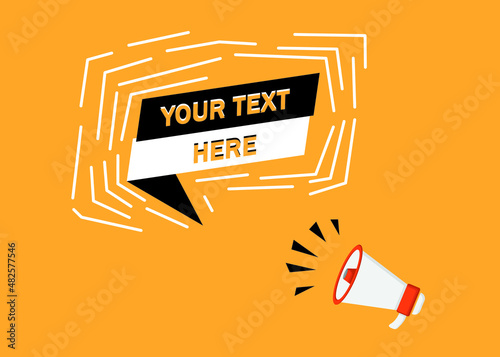 your text here poster for, website, promotion, social media