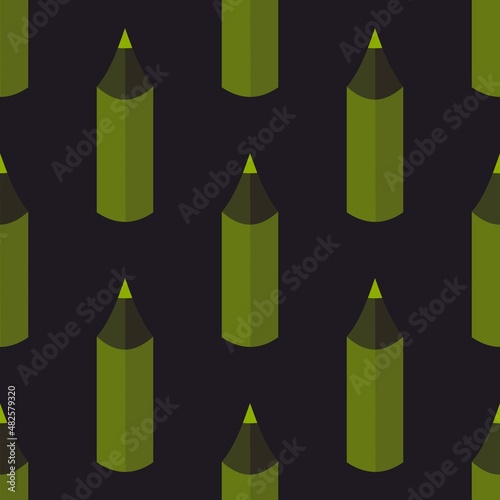 Kids seamless pencil pattern for fabrics and textiles and packaging and gifts and cards and linens 