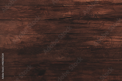 Straight board painted wood as a background for design and text photo