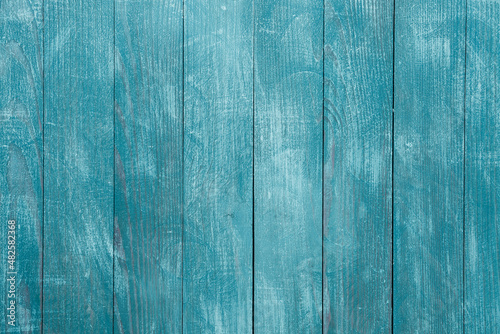 Straight board painted wood as a background for design and text © romeof