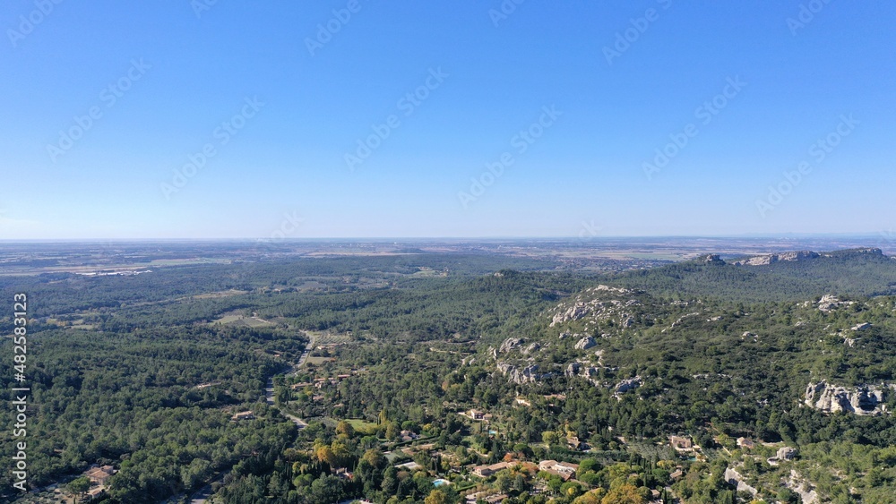vieux village traditionnel dans le sud de la France: les baux de Provence vieux village traditionnel dans le sud de la France: les baux de Provence