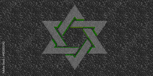 Star of David Jewish , illustration Religion photo