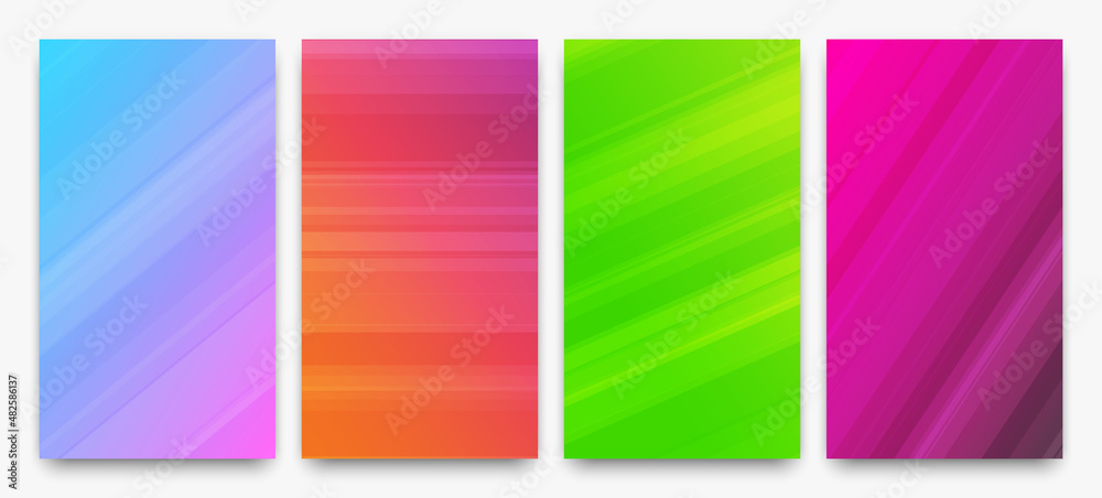 Modern colorful gradient background with lines