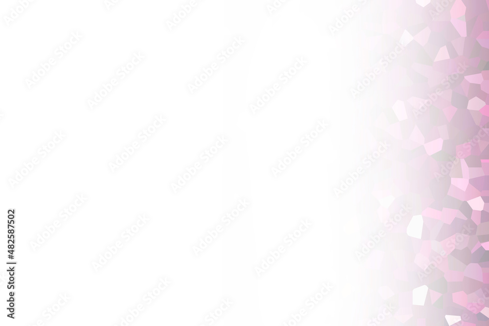 Delicate, soft, blurred mosaic crystal with a grid on the side to the right geometric shape texture background gradient pastel red pink rose white color. Delicate, soft, blurred mosaic crystal with a grid on the side to the right geometric shape texture background gradient pastel red pink rose white color.
