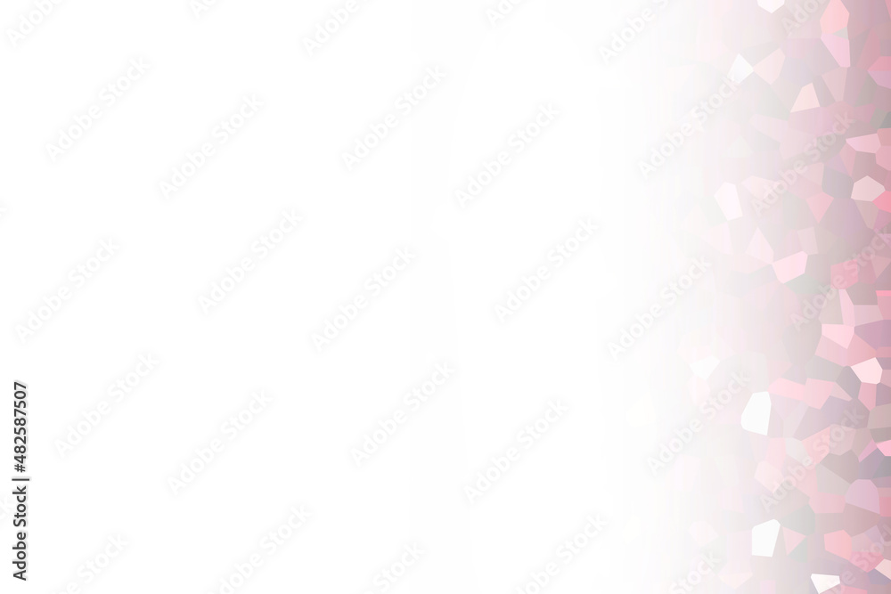Delicate, soft, blurred mosaic crystal with a grid on the side to the right geometric shape texture background gradient pastel red pink rose white color. Delicate, soft, blurred mosaic crystal with a grid on the side to the right geometric shape texture background gradient pastel red pink rose white color.