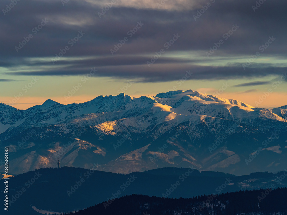 Tatras from Rysianka