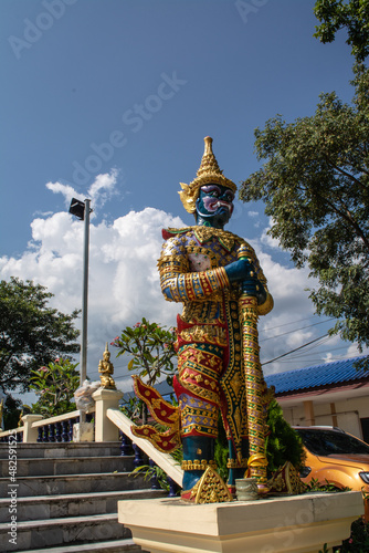 Within Wat Phra That Doi Kham is a Buddhist temple in Chiang Mai province northern of Thailand.