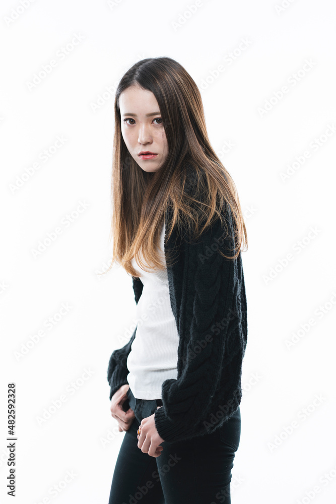 クールな女性ポートレート クールな女性ポートレート