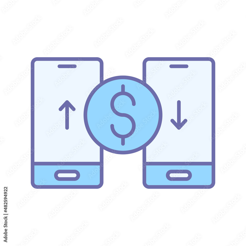 Money exchange convert icon Money exchange convert icon