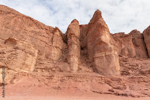 Solomon  pillars in Timna National Park near Eilat  southern Israel.