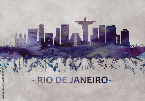 Rio de Janeiro Brazil skyline