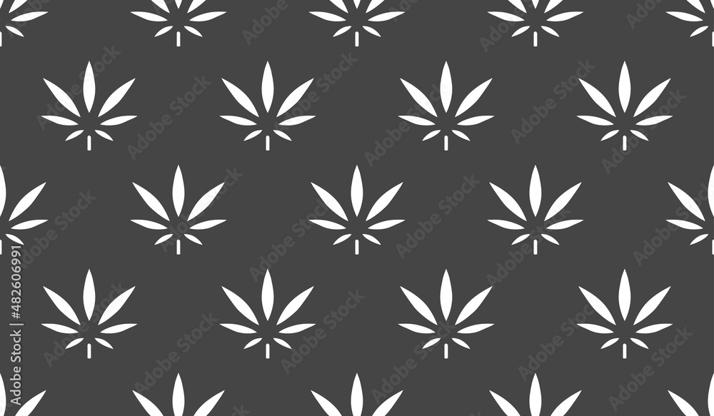 Cannabis background. Vector pattern. Cannabis background. Vector pattern.
