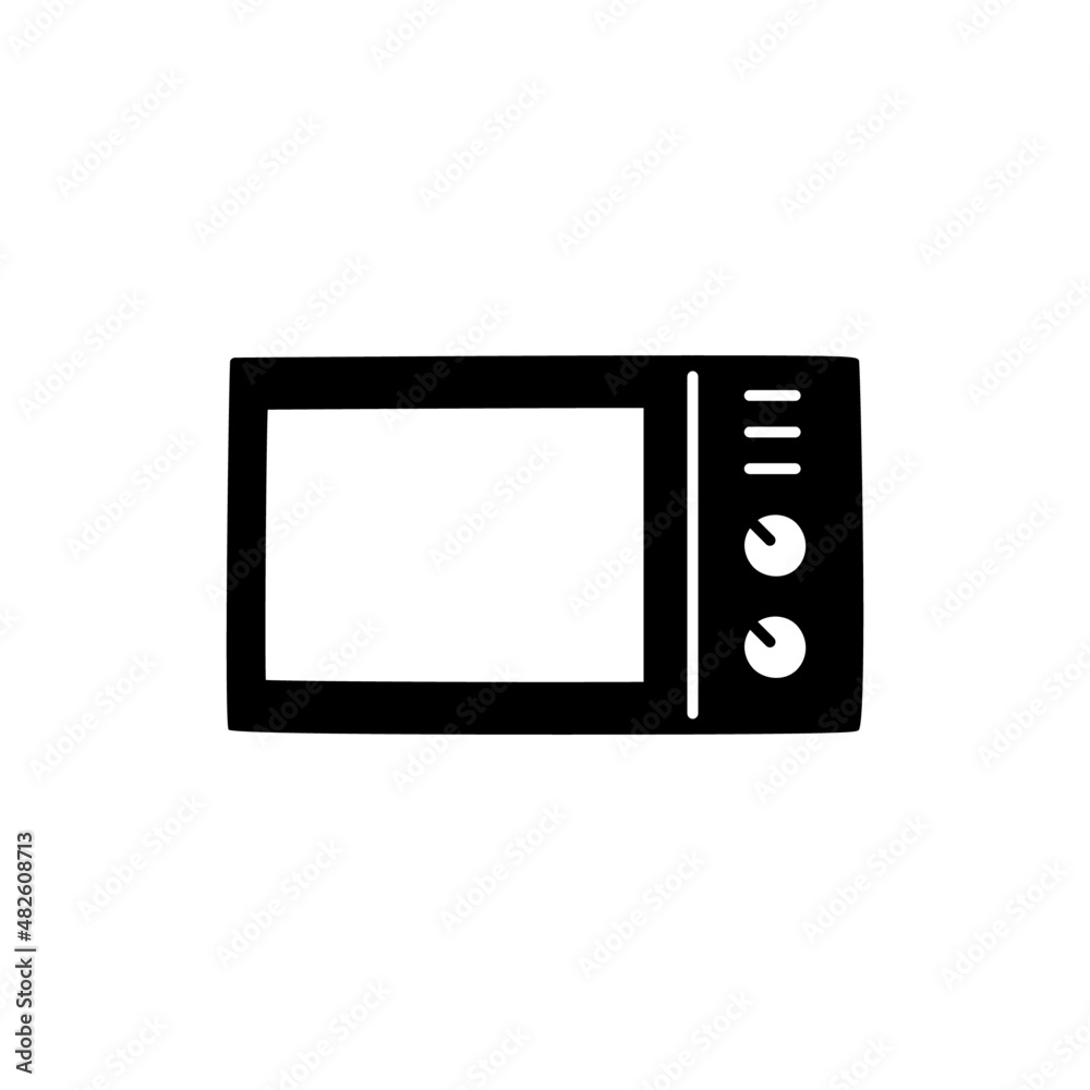 Oven Icon in black flat glyph, filled style isolated on white background Oven Icon in black flat glyph, filled style isolated on white background