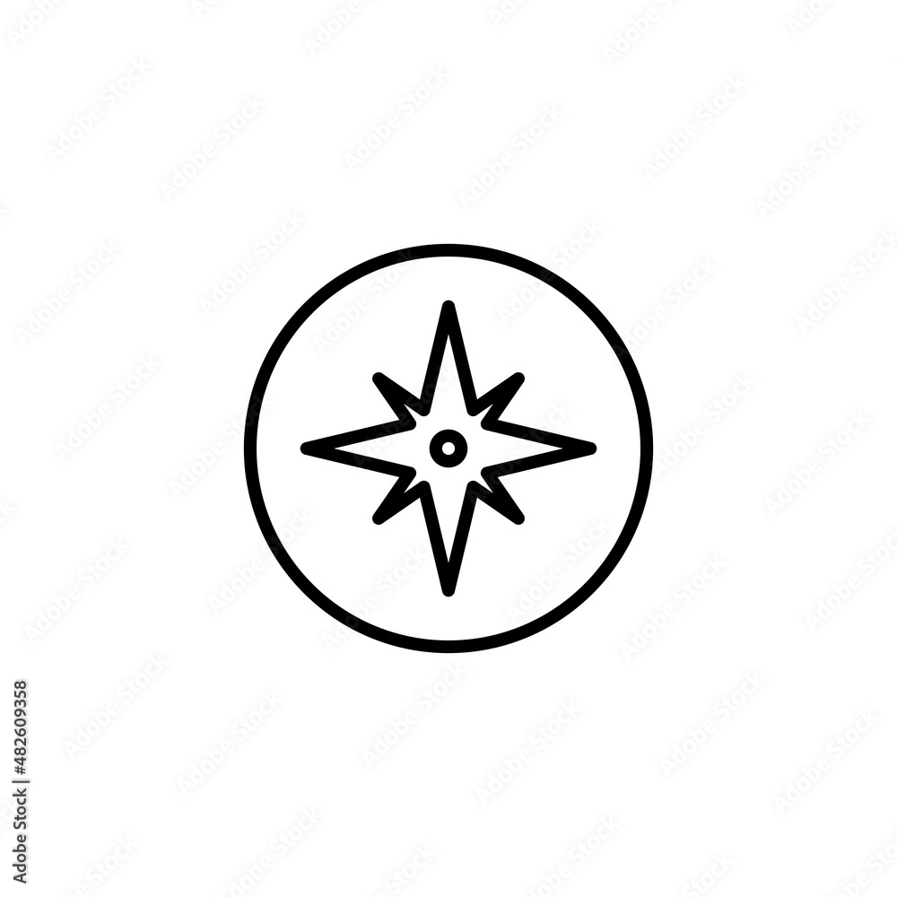 Compass icon. arrow compass icon sign and symbol Compass icon. arrow compass icon sign and symbol