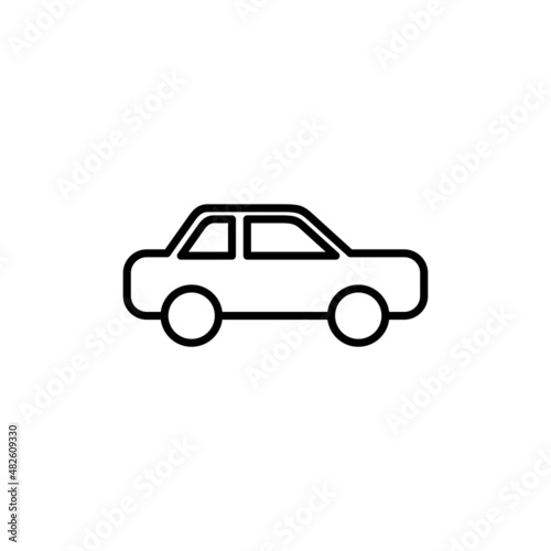 Car icon. car sign and symbol. small sedan © avaicon
