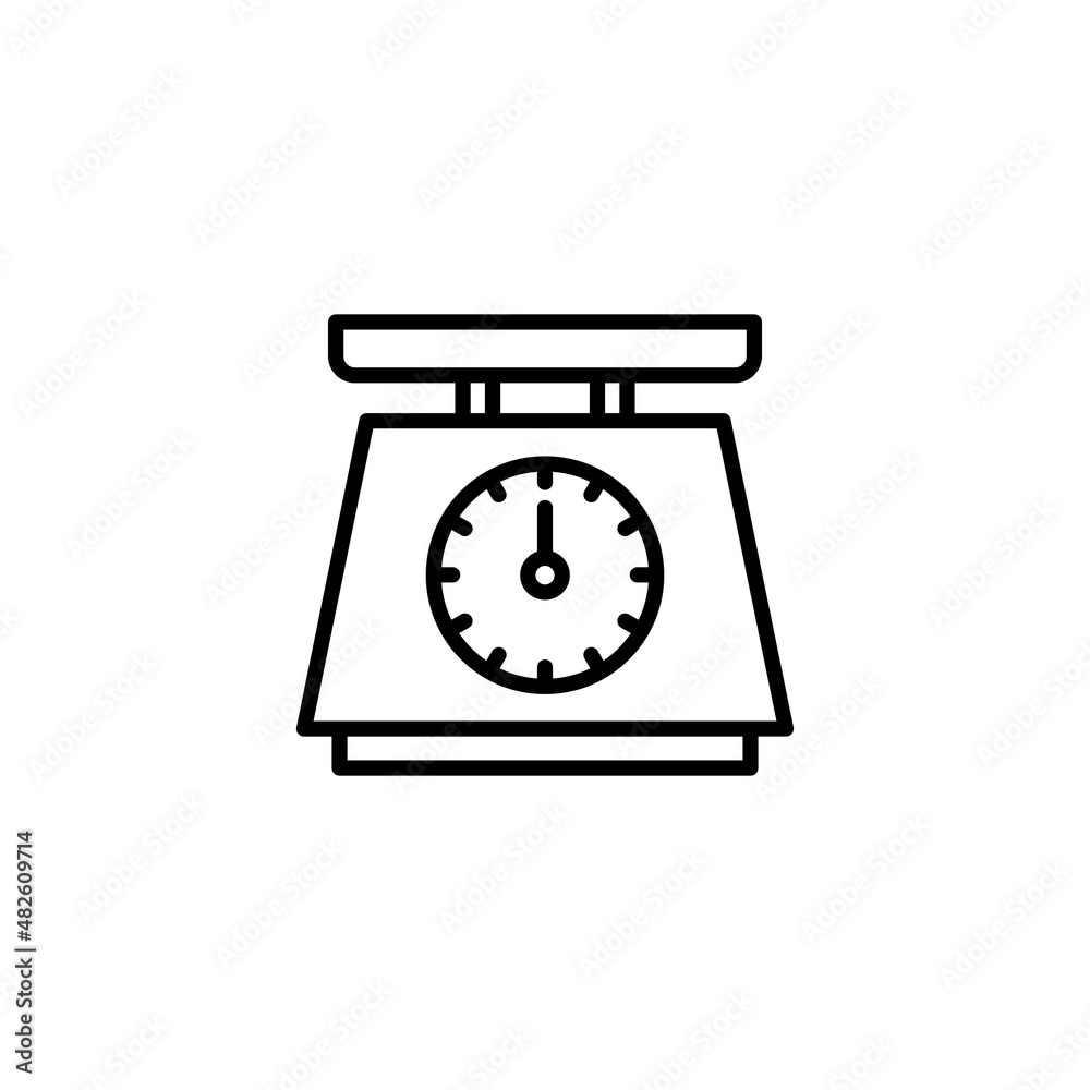 Scales icon. Weight scale sign and symbol Scales icon. Weight scale sign and symbol