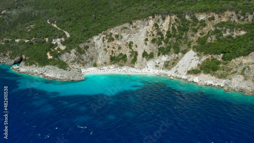 Lefkada - The beaches are notable for sheer cliffs and turquoise water Greece