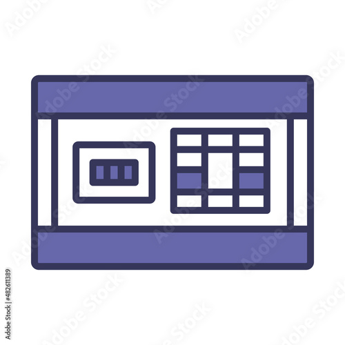Circuit Breakers Box Icon