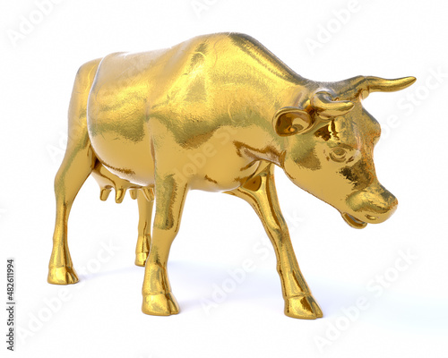 Fotografie Golden cow