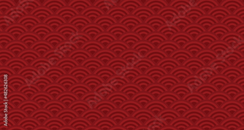 vector pattern background red chinese style