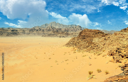 Wadi Rum desert in Jordan