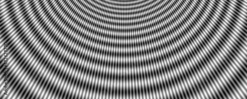 Gray monochrome illustration optical illusion background